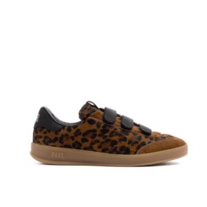 SNEAKER MUJER P448 CAPRI 2 LEOPARD MARRÓN